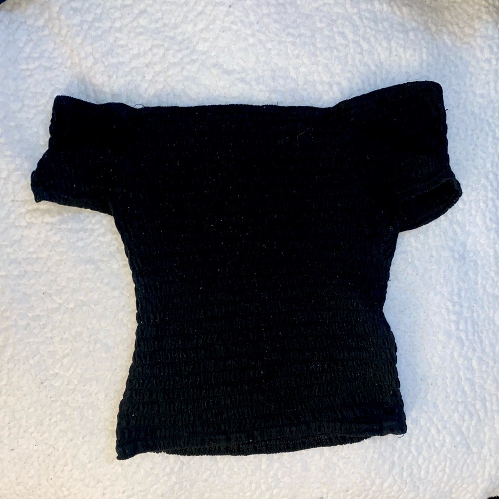 Off the shoulder bandage crop top